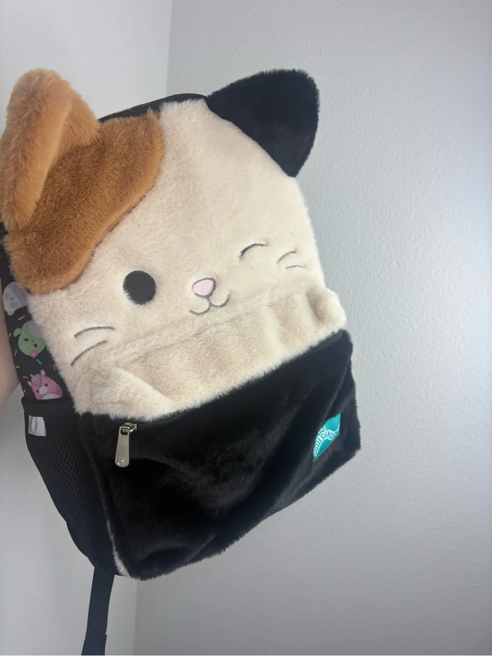 Cam the Calico Cat Soft Squishmallows Backpack